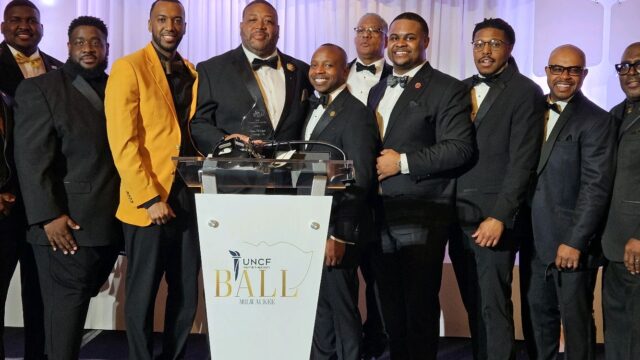 Delta Chi Lambda 2025 Mayors Masked Ball with Mayor (up close)