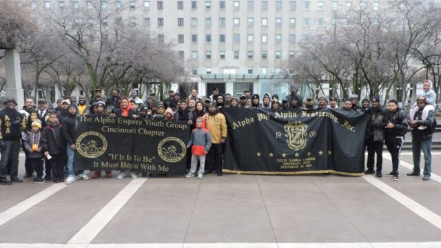 Delta Gamma Lambda 2017 Alpha Esquires at National Underground Railroad Freedom Center