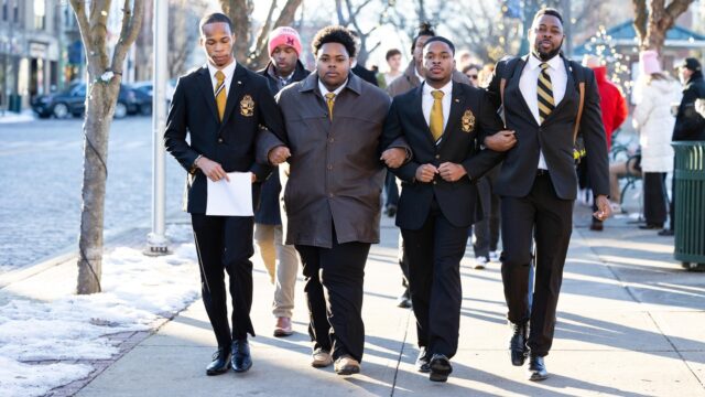 Delta Upsilon in year 2025 Silent March to honor the Legacy of Reverend Dr. Martin Luther King Jr.