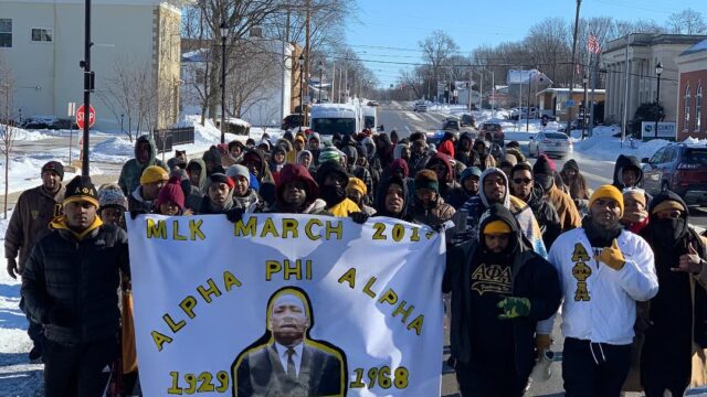 Delta Xi Chapter MLK Day March posted on January 21 2019 Instagram