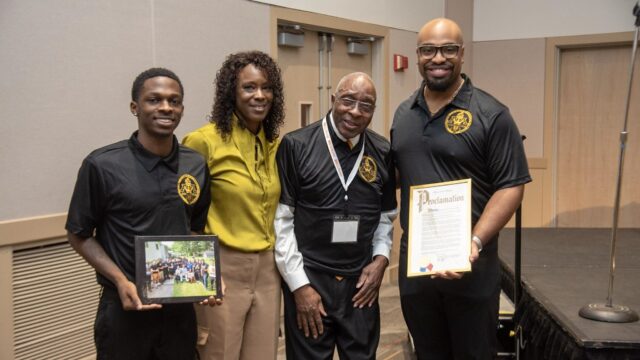 Epsilon Theta Charter Member Albert Jr. Proclamation from the mayor. Declaring May 15th, 2025 Albert Junior Day.