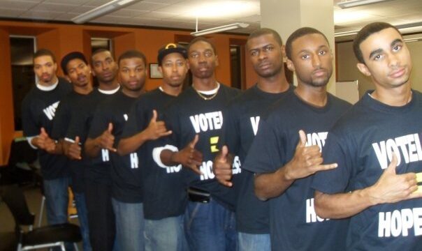 Phi Chapter early 200s Voteless=Hopeless Personal Collection of Brother Sherman Lee