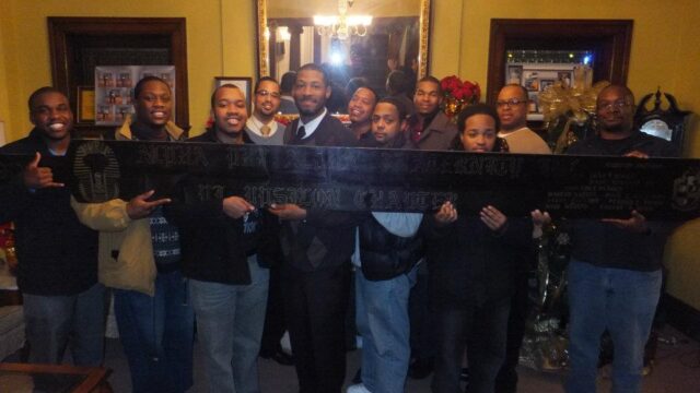 Pi-Upsilon-2012 with Chapter Paddle