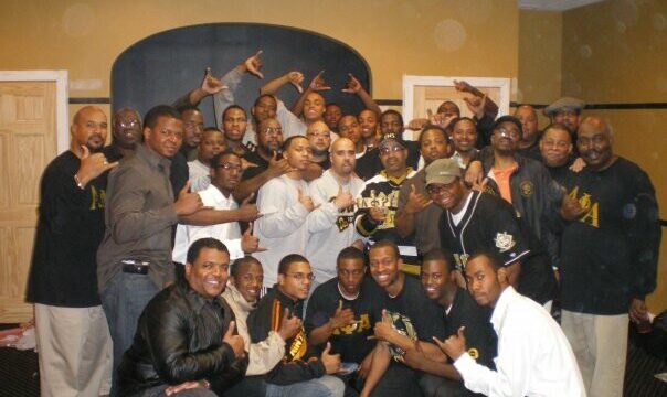 Theta Brothers after initiation – 2008