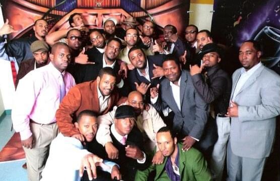Xi Chapter at the party Brother Lester Holmes personal collection