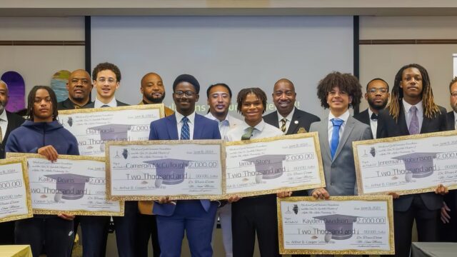Zeta Xi Lambda 2024 Arthur B. Cooper Scholarship recipients